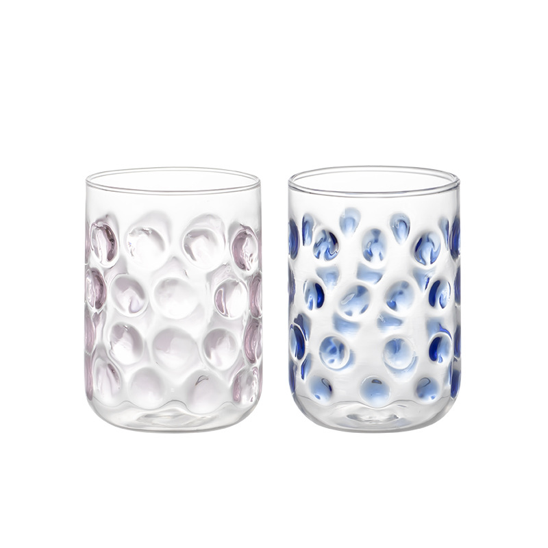 Färgglad Candy-Dot glas frukostkopp