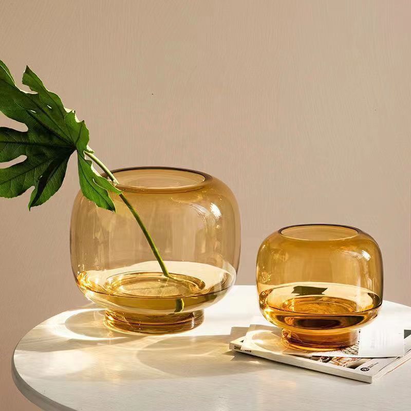 Instagram-värdig rund vas med stor mage