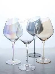 Populära importerade spritglas, champagne och rödvinsglas